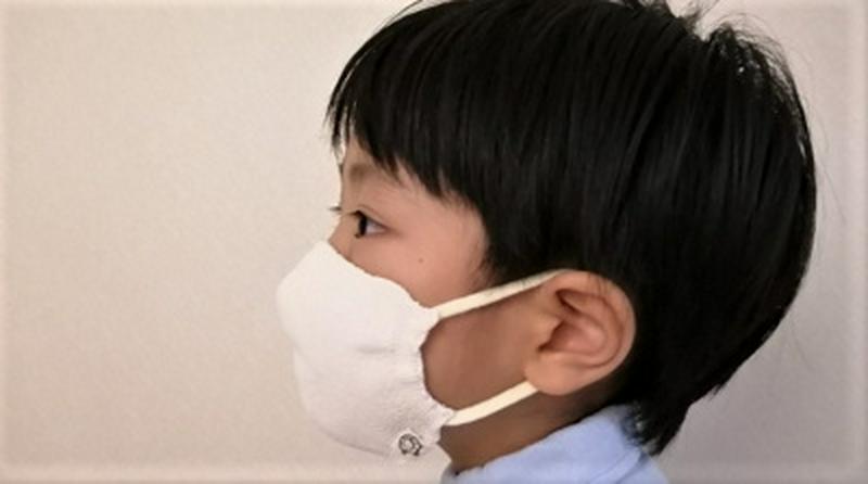 子供用（目安5歳～10歳）【洗える＆消臭】和紙ニットマスク