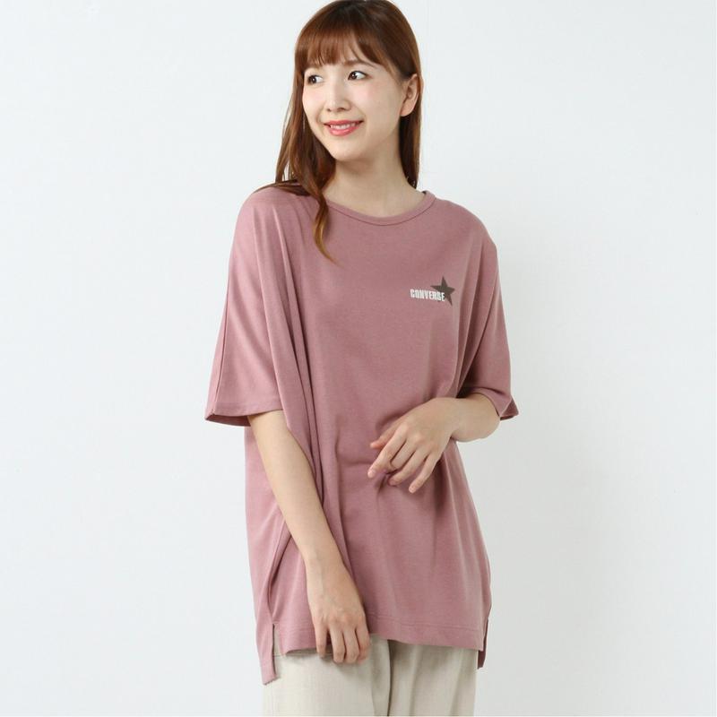 【コンバース】ガーゼミニ裏毛ドルマンＢＩＧＴシャツ（コンバース/CONVERSE）