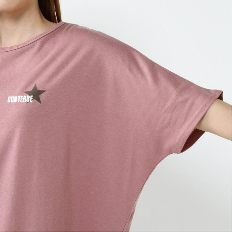 【コンバース】ガーゼミニ裏毛ドルマンＢＩＧＴシャツ（コンバース/CONVERSE）