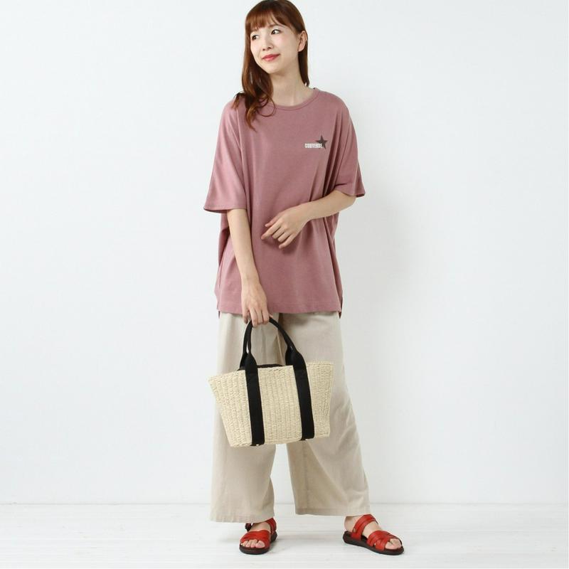 【コンバース】ガーゼミニ裏毛ドルマンＢＩＧＴシャツ（コンバース/CONVERSE）