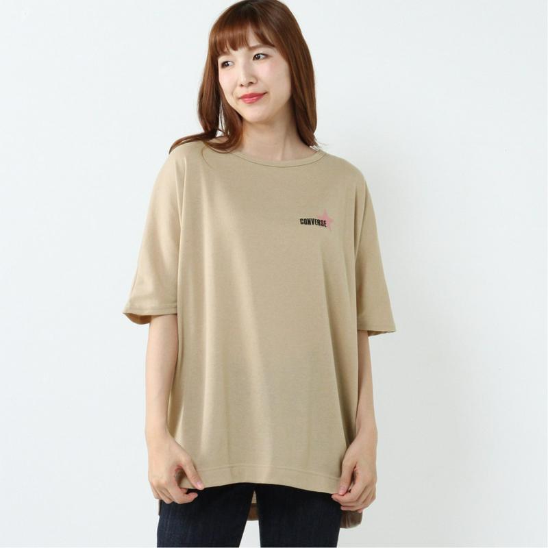 【コンバース】ガーゼミニ裏毛ドルマンＢＩＧＴシャツ（コンバース/CONVERSE）