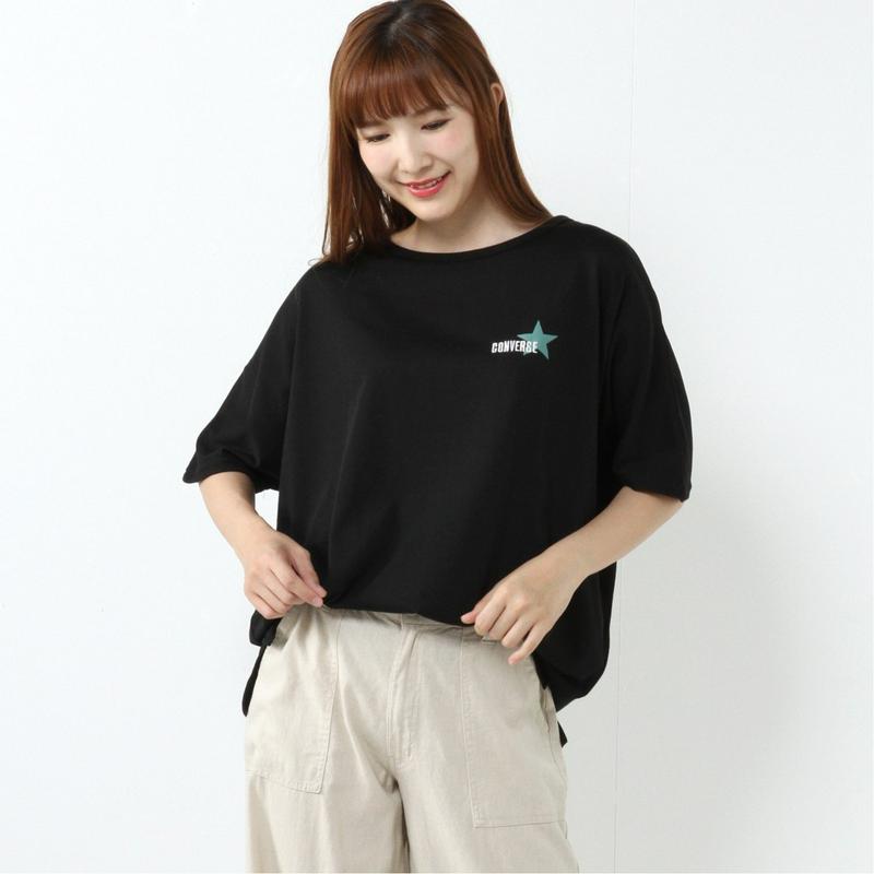 【コンバース】ガーゼミニ裏毛ドルマンＢＩＧＴシャツ（コンバース/CONVERSE）