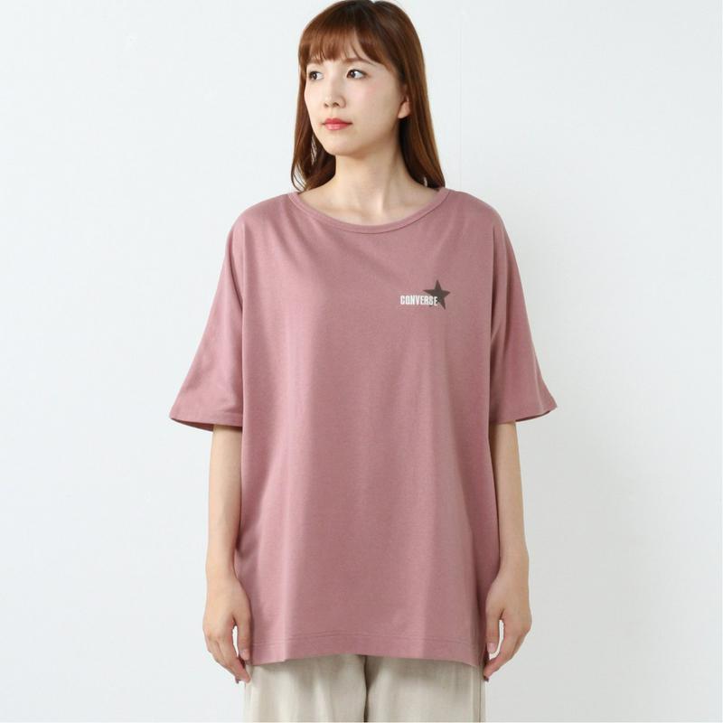 【コンバース】ガーゼミニ裏毛ドルマンＢＩＧＴシャツ（コンバース/CONVERSE）