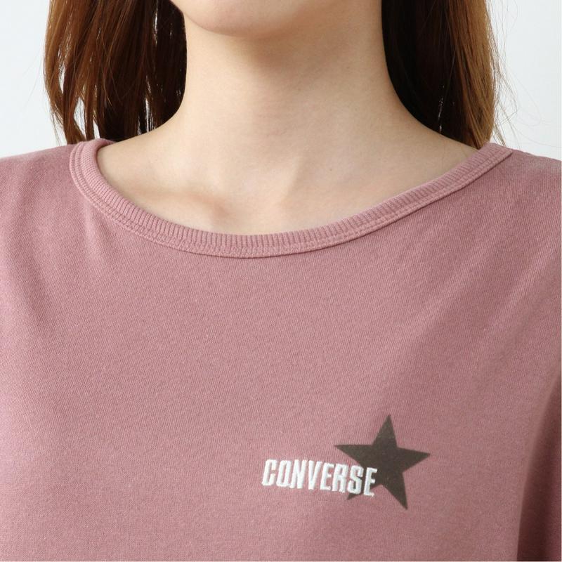 【コンバース】ガーゼミニ裏毛ドルマンＢＩＧＴシャツ（コンバース/CONVERSE）