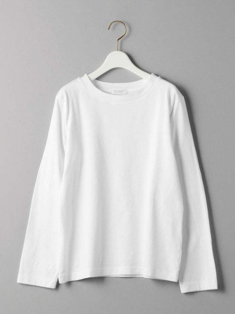 BYコットン天竺クルーネックロングスリーブTシャツо