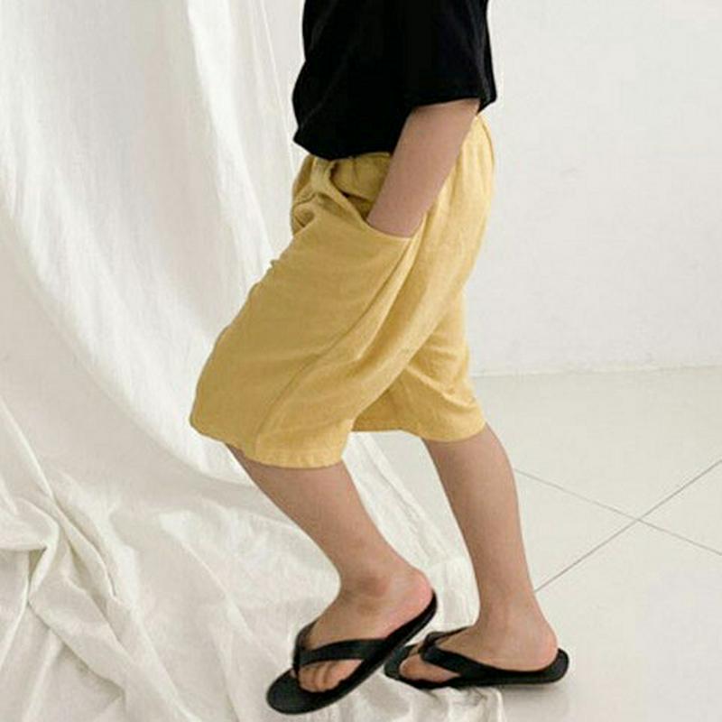 4COLORSハーフパンツ・u04141・キッズ 【3~8才】【pt】【韓国 ファッション ボトムス パンツ ハーフ ショート 