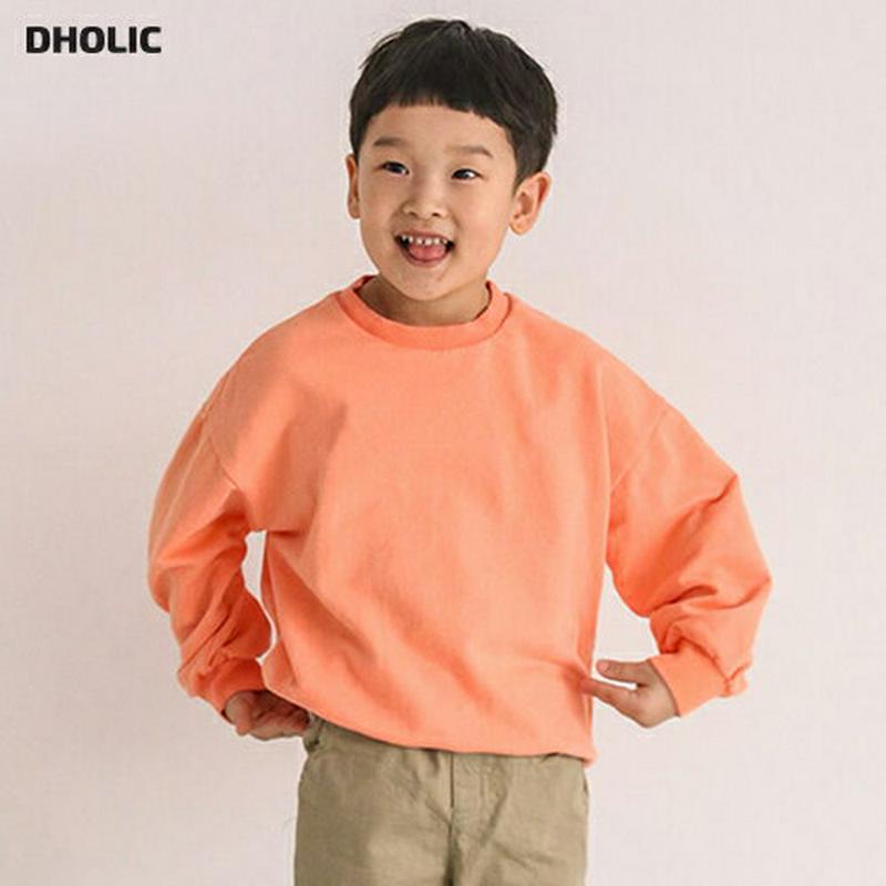 11COLORSスウェット・u04188 キッズ【3~8才】【tops】【トップス スウェット トレーナー 長袖 単色 無地 シ