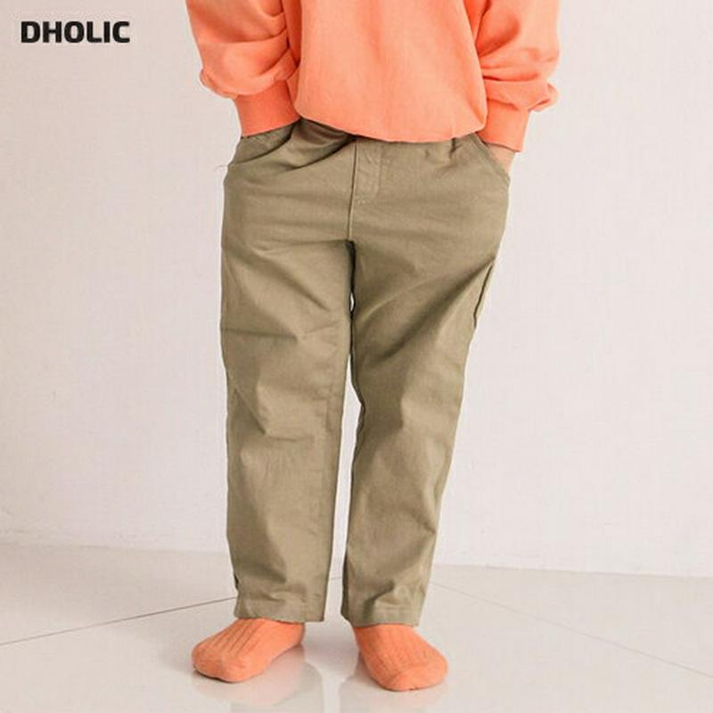 サイドポケットコットンパンツ・u04153 キッズ【3~8才】【pt】【パンツ ズボン ロングパンツ 長ズボン コットン 綿 単