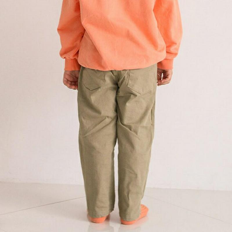 サイドポケットコットンパンツ・u04153 キッズ【3~8才】【pt】【パンツ ズボン ロングパンツ 長ズボン コットン 綿 単