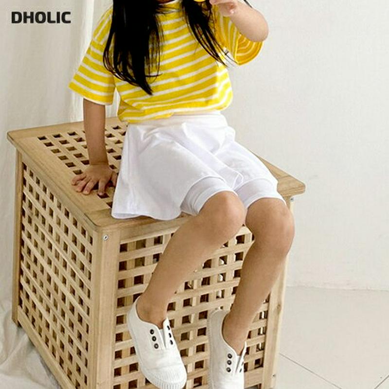 フレアスカートハーフレギンス・u04143・キッズ 【3~8才】【pt】【韓国 ファッション ボトムス レギンス パンツ スパッ