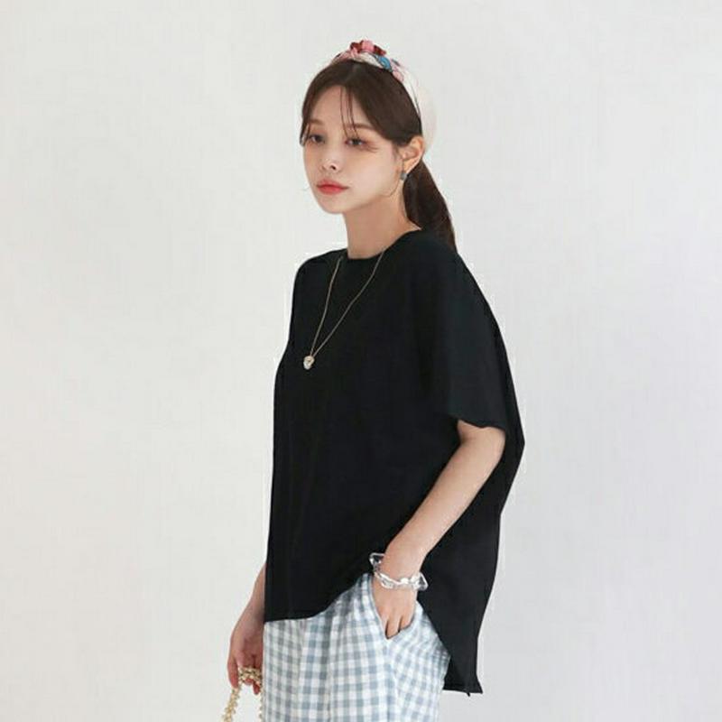 【新作10%OFF】バックスリットドルマンTシャツ・全3色・t62990 レディース【tops】【韓国 ファッション トップス 