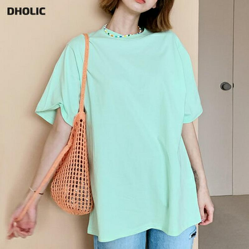 【新作10%OFF】ルーズフィットTシャツ・全7色・56029 レディース【tops】【韓国 ファッション トップス Tシャツ 
