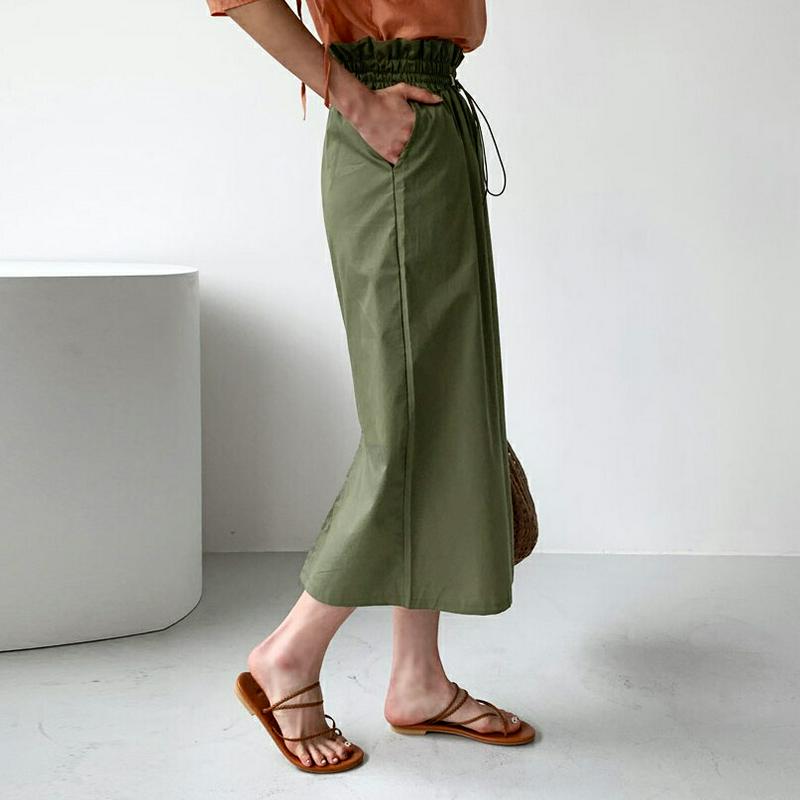 【新作10%OFF】ドロストHラインスカート・全3色・t56049 レディース【sk】【韓国 ファッション スカート ロング ロ