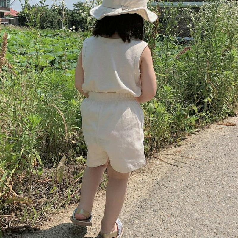 【新作10%OFF】rainbowタンクトップ&パンツSET・u04239 キッズ【3~8才】【set】【セットアップ setu