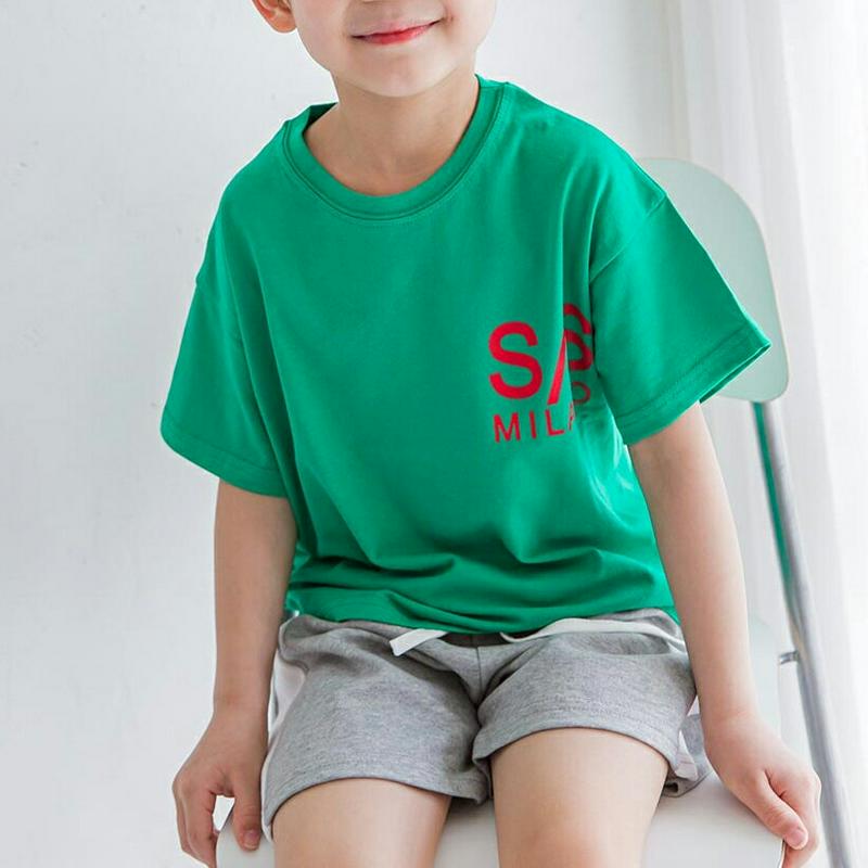 SS milano半袖Tシャツ・u04091・キッズ 【3~8才】【tops】【韓国 ファッション トップス Tシャツ カットソ