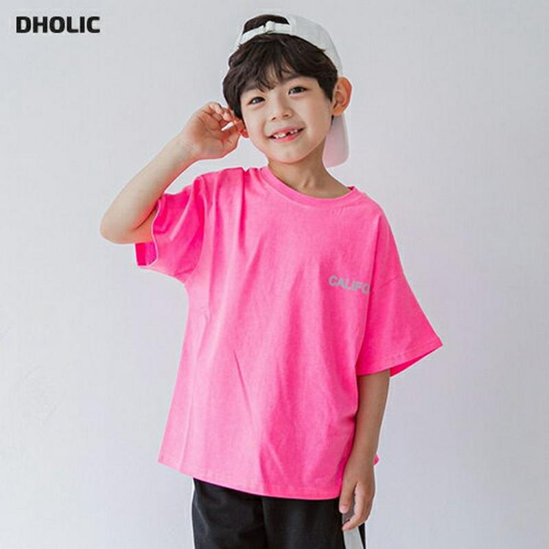CaliforniaバックレタリングTシャツ・u04067・キッズ 【3~8才】【tops】【韓国 ファッション トップス Tシ