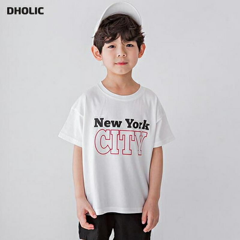 New york city半袖Tシャツ・u04094・キッズ 【3~8才】【tops】【韓国 ファッション トップス Tシャツ 