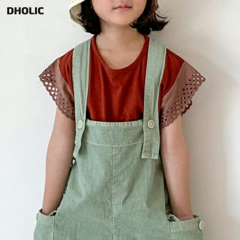 パンチングポイントTシャツ・u04055・キッズ 【3~8才】【tops】【韓国 ファッション トップス Tシャツ カットソー 