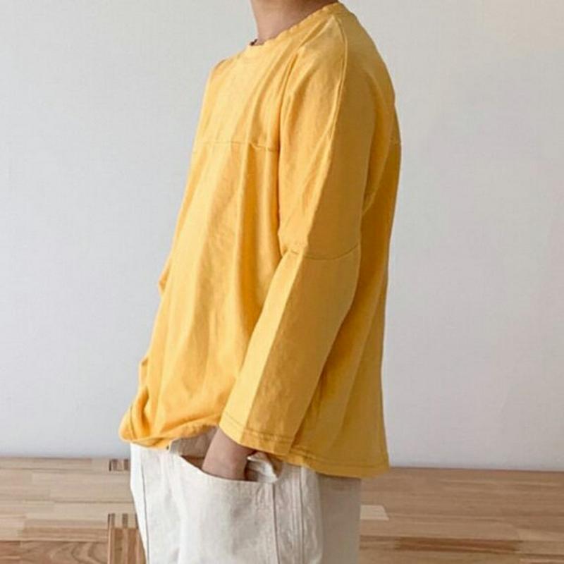 長袖コットンTシャツ・u04088・キッズ 【3~8才】【tops】【韓国 ファッション トップス Tシャツ カットソー 長袖 