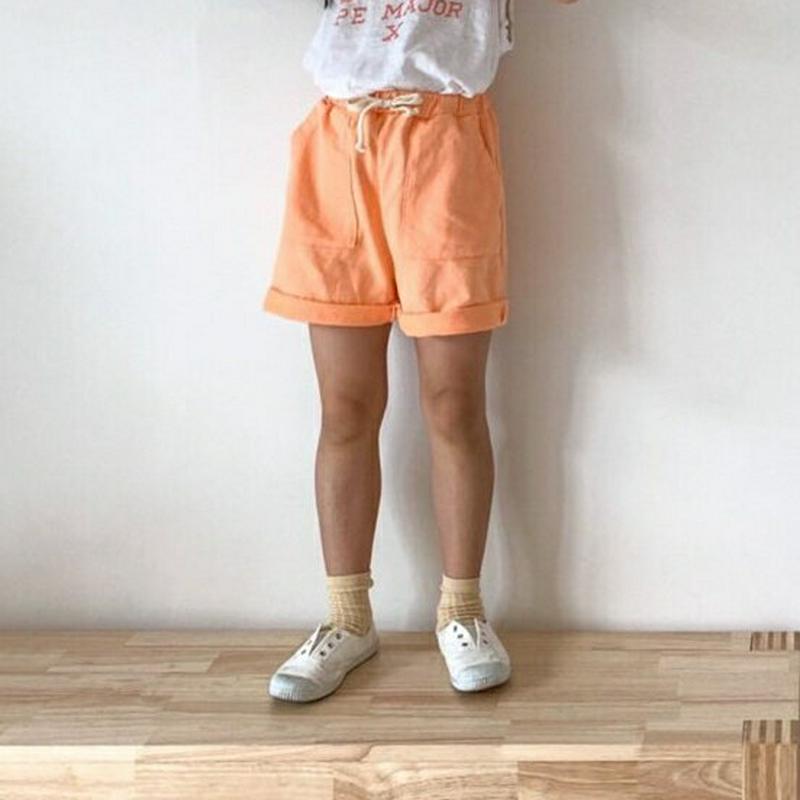 5COLORSコットンショートパンツ・u04101・キッズ 【3~8才】【pt】【韓国 ファッション ボトムス パンツ ハーフ 