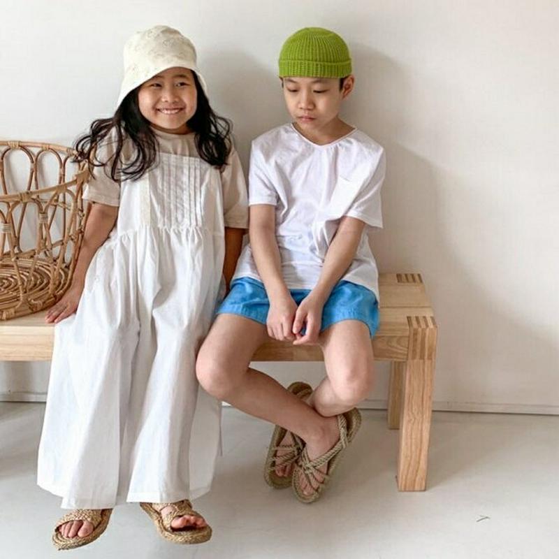ワンポケットロールネックTシャツ・u04097・キッズ 【3~8才】【tops】【韓国 ファッション トップス Tシャツ カット