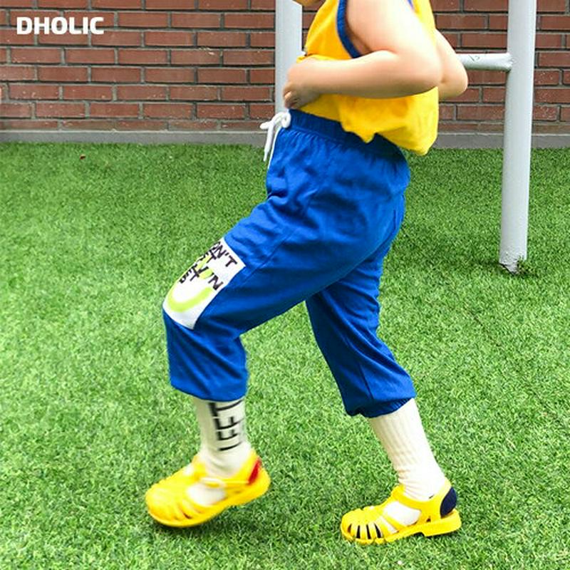 ペイントパッチパンツ・u04086・キッズ 【3~8才】【pt】【韓国 ファッション ボトムス パンツ ロング ジョガーパンツ 