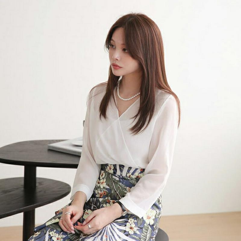 シアーシフォンカーディガン・全3色・t62968 レディース【cd】【韓国 ファッション カーディガン カーデ 羽織物 シフォン