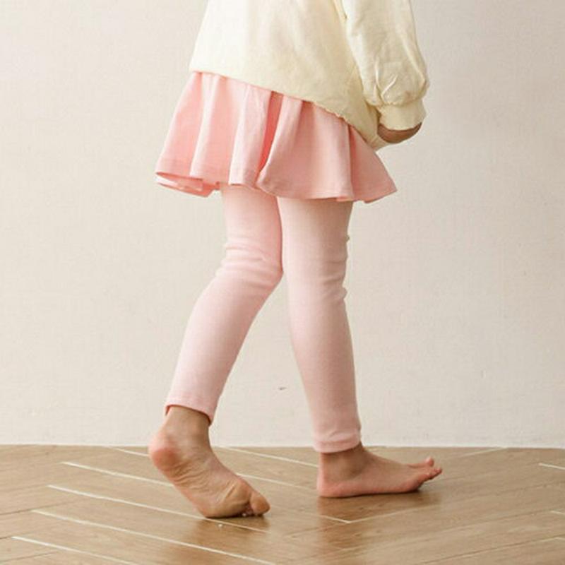 【新作10%OFF】フレアスカートレギンス・u04206・キッズ 【3~8才】【pt】【韓国 ファッション ボトムス レギンス 