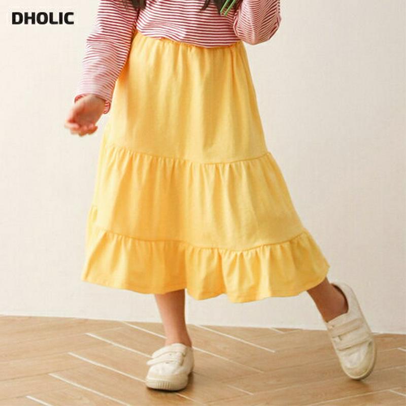 【新作10%OFF】ギャザーティアードスカート・u04186・キッズ 【3~8才】【sk】【韓国 ファッション ボトムス スカー