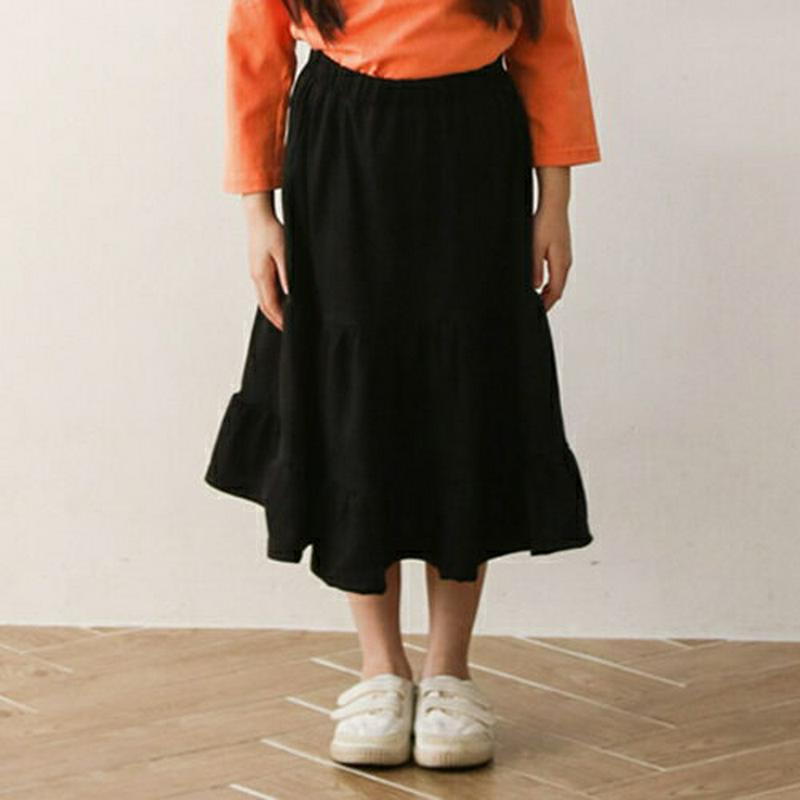 【新作10%OFF】ギャザーティアードスカート・u04186・キッズ 【3~8才】【sk】【韓国 ファッション ボトムス スカー