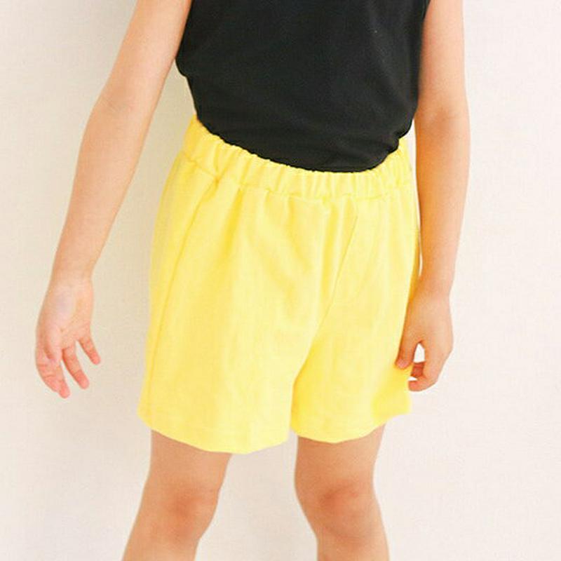 【新作10%OFF】カラーショートパンツ・u04181・キッズ 【3~8才】【pt】【韓国 ファッション ボトムス パンツ ハー