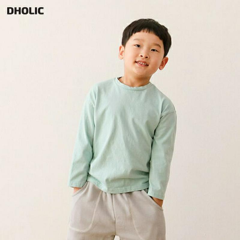 【新作10%OFF】8COLORS長袖Tシャツ・u04258・キッズ 【3~8才】【tops】【韓国 ファッション トップス T