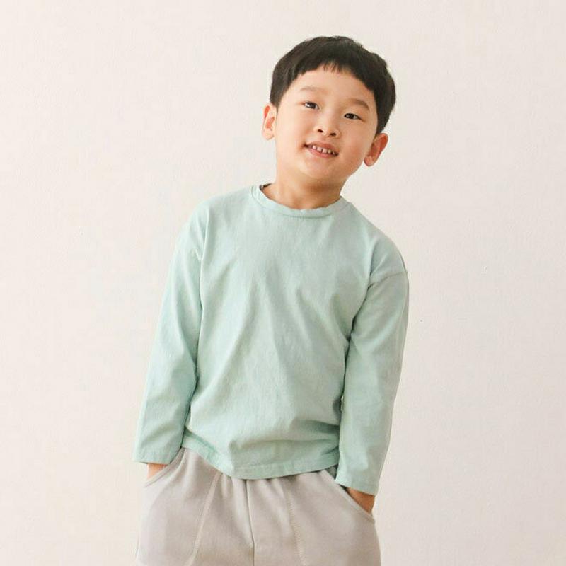 【新作10%OFF】8COLORS長袖Tシャツ・u04258・キッズ 【3~8才】【tops】【韓国 ファッション トップス T
