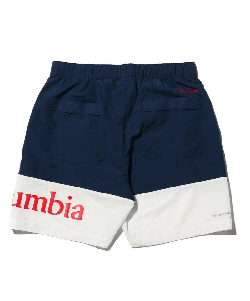 【最終値下げ】メール便OK COLUMBIA コロンビア ウルフロードショート Wolf Road Short PM4999 メンズ ボトムス ハーフパンツ ショートパンツ スポーツ ロゴ ネイビー