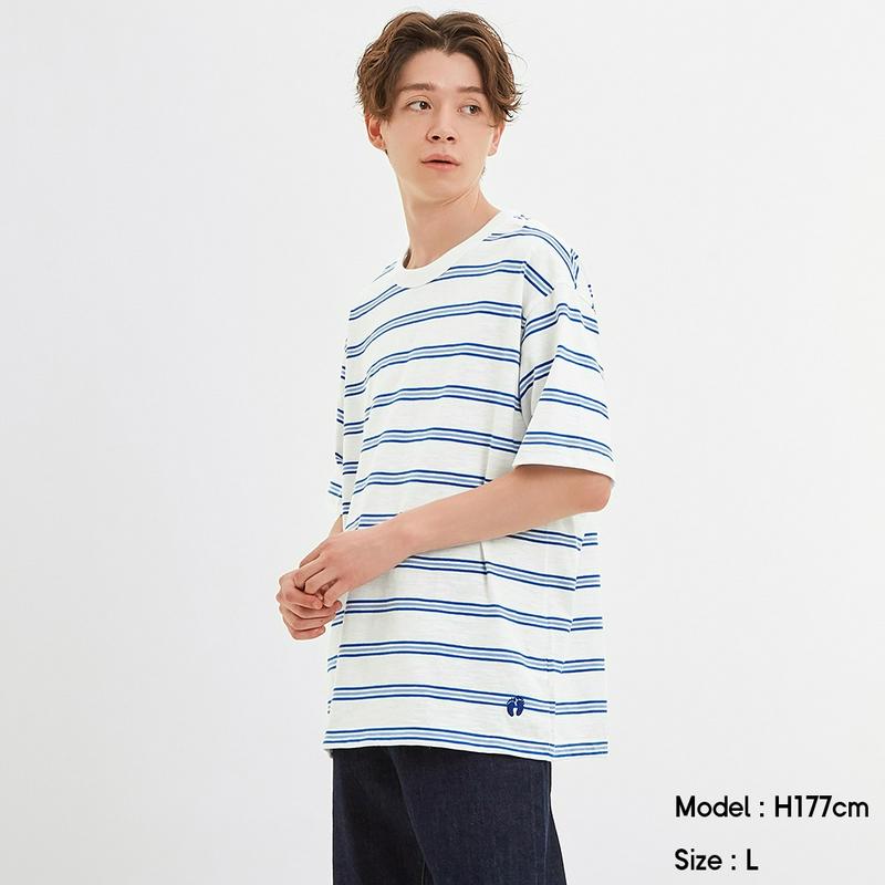 ボーダービッグT(5分袖)Hang Ten1