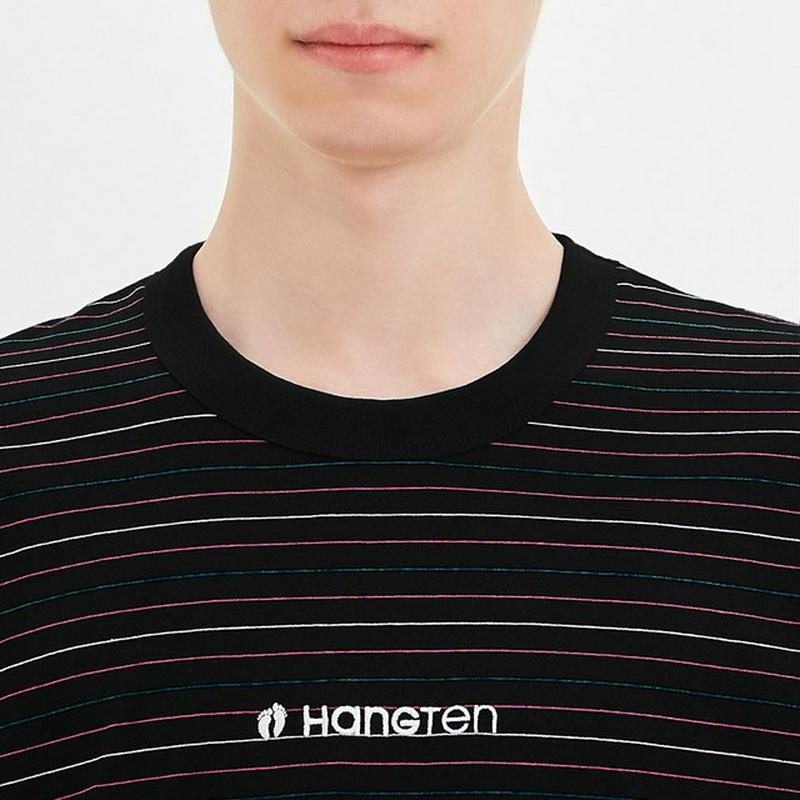ボーダービッグT(5分袖)Hang Ten3
