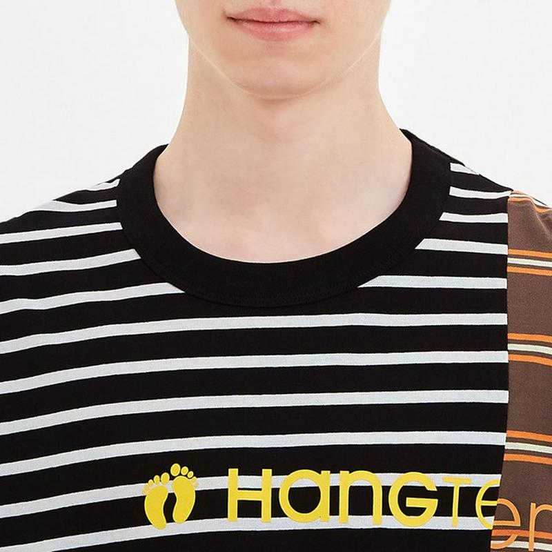 ボーダービッグT(5分袖)Hang Ten4
