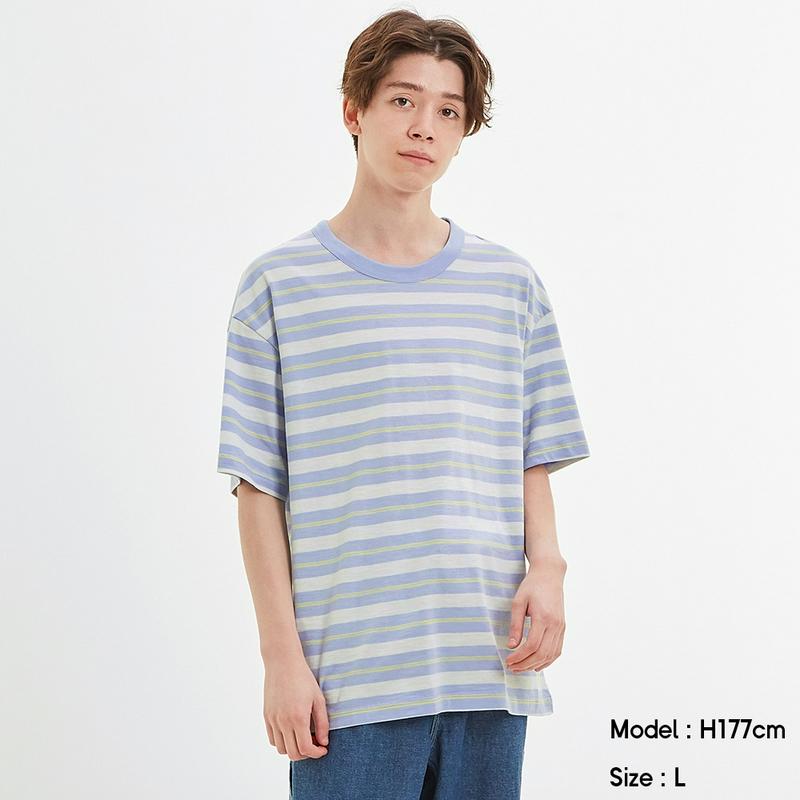 ボーダービッグT(5分袖)Hang Ten2