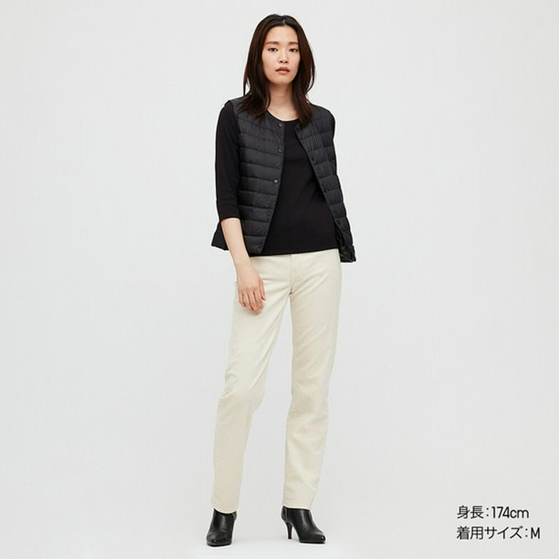 ストレッチコットンクルーネックT（7分袖）