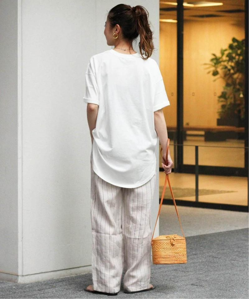 《追加》ピグメントDyeクルーネックラウンドTee◆（JOURNAL STANDARD relume）