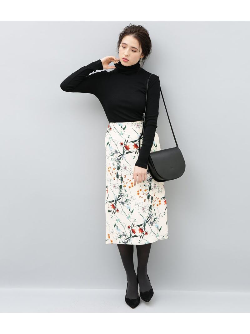 flower printed skirt