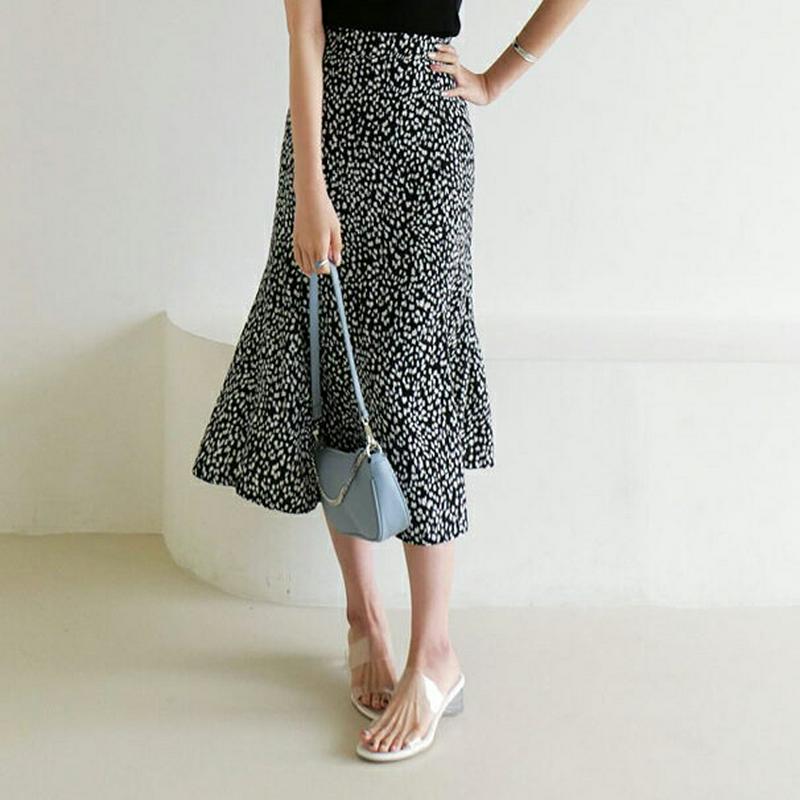 【新作10%OFF】レオパードマーメイドスカート・全3色・b60337 レディース【sk】【韓国 ファッション ボトムス スカー