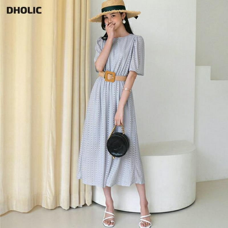 【新作10%OFF】パンチングシアーワンピース・全3色・t60331 レディース【ops】【韓国 ファッション ワンピース ロン