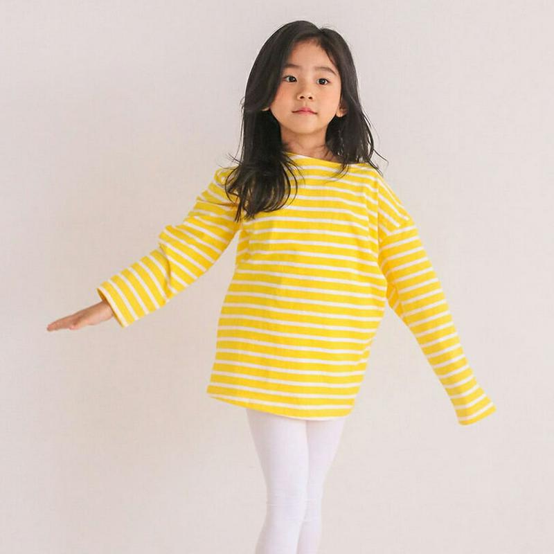【只今20%OFF】10COLORS半袖ボーダーTシャツ・u04164・キッズ 【3~8才】【tops】【韓国 ファッション ト