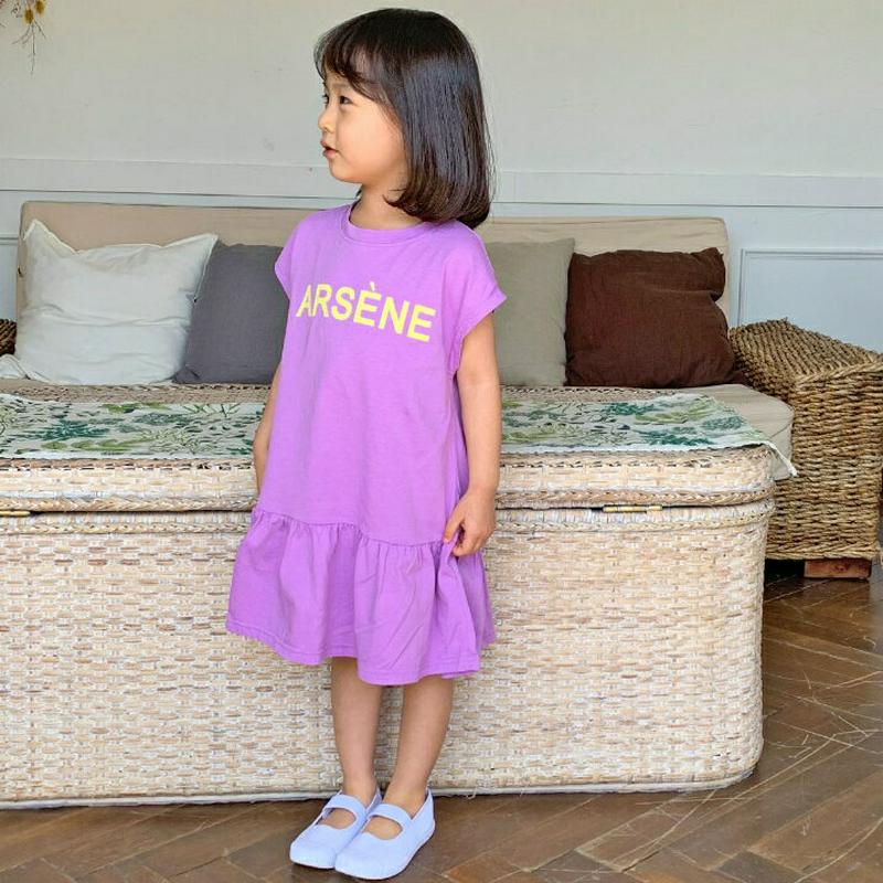 【只今20%OFF】ARSENEフレアヘムワンピース u03236・キッズ 【3~8才】【ops】【韓国 ファッション ワンピー