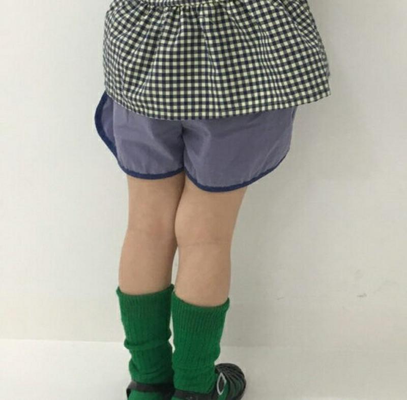 【只今20%OFF】配色コットンショートパンツ・u03601 キッズ【3~8才】【pt】【ショートパンツ ショーパン　短パン パ