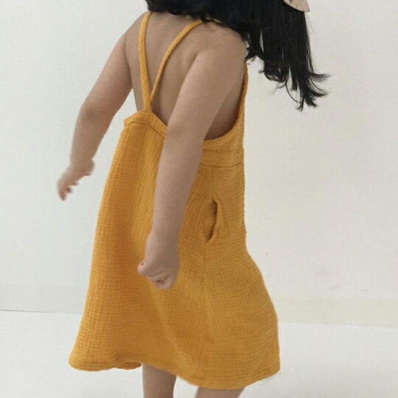 【只今20%OFF】バッククロスキャミソールワンピース・u03566 キッズ【3~8才】【ops】【ワンピース ロング ロングワ