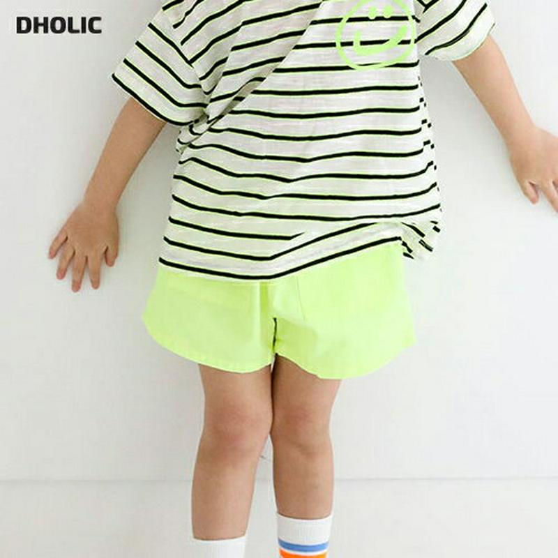 【只今20%OFF】ネオンカラーショートパンツ u03136・キッズ 【3~8才】【pt】【韓国 ファッション ボトムス パンツ