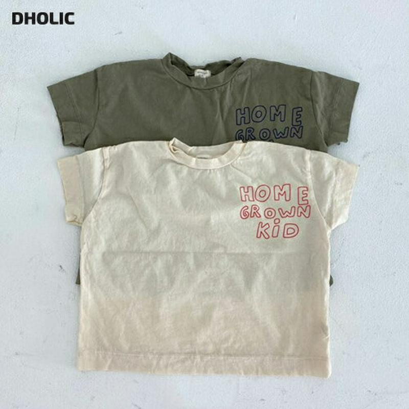 【只今20%OFF】HOMEレタリングTシャツ・u03617 キッズ【3~8才】【tops】【トップス Tシャツ 半袖 ハーフス