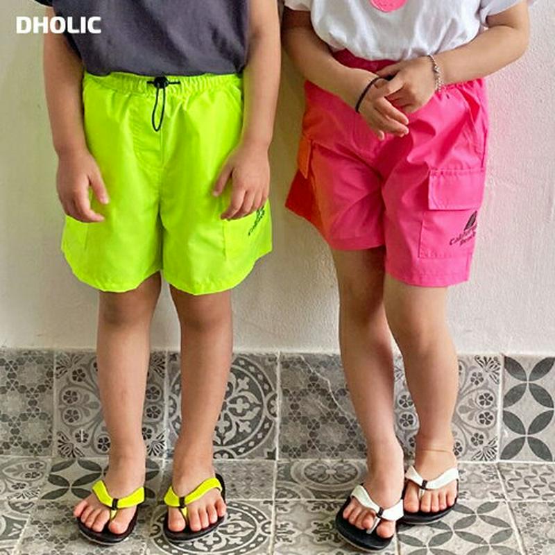 【只今20%OFF】サーフロゴネオンパンツ u03309・キッズ 【3~8才】【pt】【韓国 ファッション ボトムス パンツ ハ